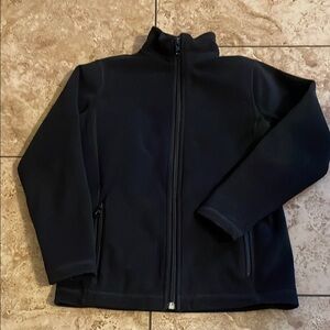 Kids’ Lands' End Black Fleece Jacket - size 6/7
